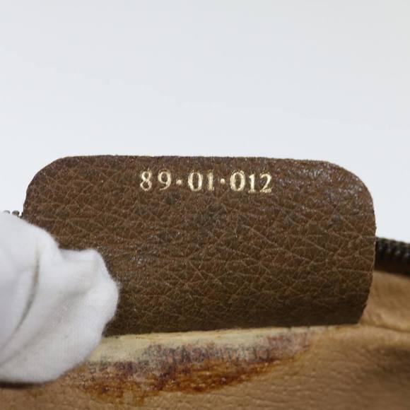 GUCCI GG Supreme Web Sherry Line Clutch Bag PVC Beige Red 89 01 012 Auth th4807 - Picture 12 of 16